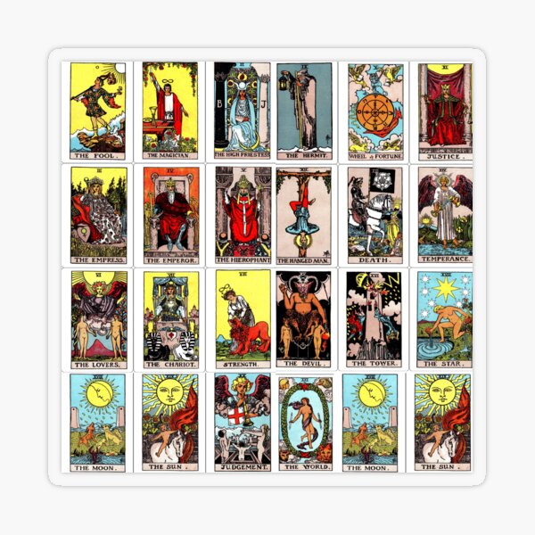 Rider Waite Major Arcana Stickers for Journaling – aastrae