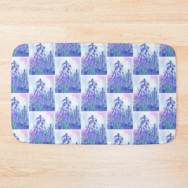 Item preview, Bluebells painting in watercolor designed and sold by esvb.