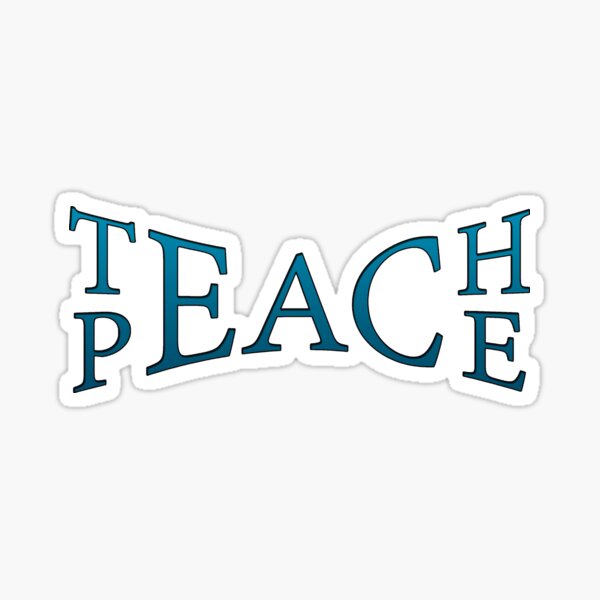 Item preview, Teach Peace -Blue [Roufxis-Rb] designed and sold by RoufXis.