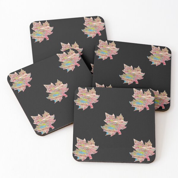 Item preview, Pretty Maple Tree Leaves Fantasy Leaf Colors designed and sold by rhodabear.