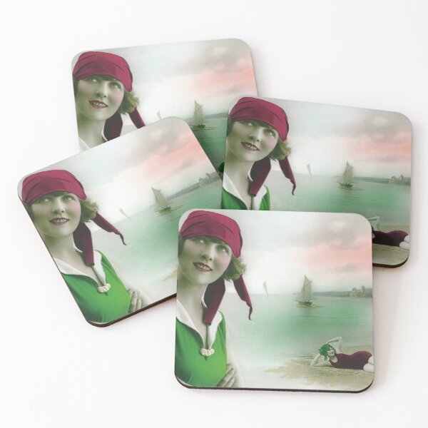 Item preview, Attractive woman from the 20s on the beach designed and sold by Francois Richet.