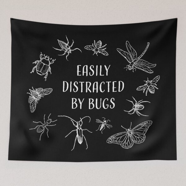 Item preview, Easily Distracted by Bugs designed and sold by AntiqueImages.