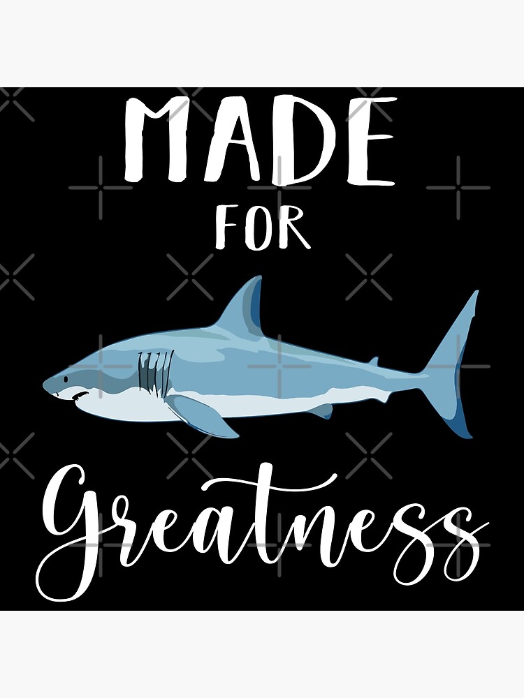 "Hai Shark Haifisch Haie Ehrgeizig Lustig Geschenk Spruch" Poster von