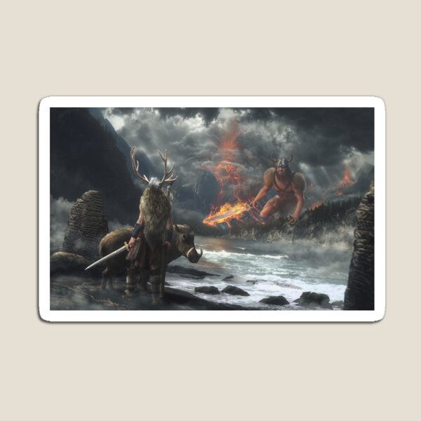 The Swarthy One || Surtr vs Freyr Magnet