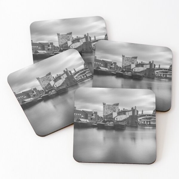 Item preview, Birmingham Gas Street Canal Basin - Fine Art Mono Photography designed and sold by kwn1804.