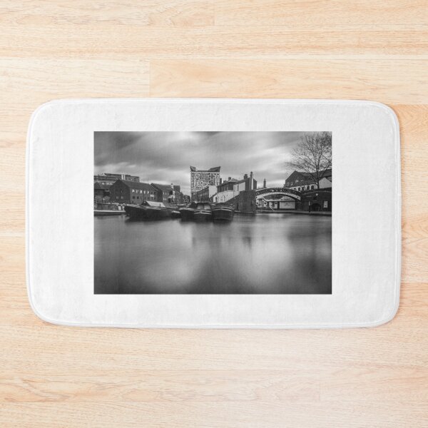 Item preview, Birmingham Gas Street Canal Basin - Fine Art Mono Photography designed and sold by kwn1804.