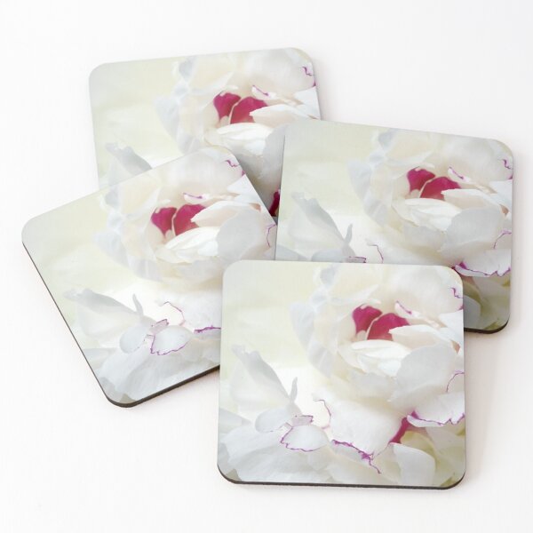 Item preview, White Peony with Specks of Purple by Paulele designed and sold by Paulele.