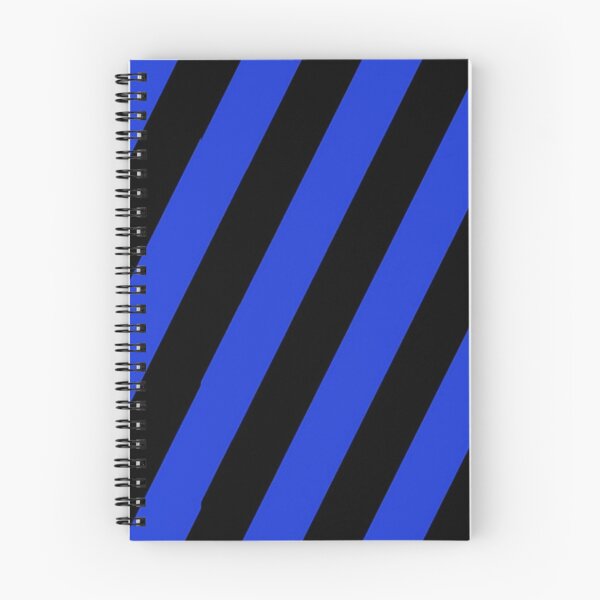 Item preview, Blue and black diagonal stripes designed and sold by tetibright.