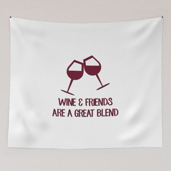Item preview, Wine & Friends designed and sold by bubbliciousart.