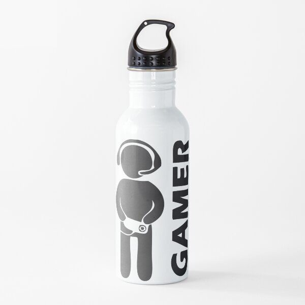 Gamer Water Bottle Redbubble - gaming with jen roblox water park