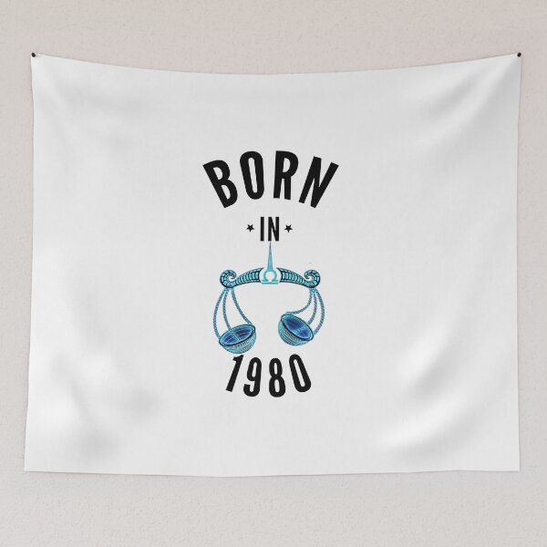 Item preview, Born in 1980 zodiak Libra designed and sold by Marius-G.