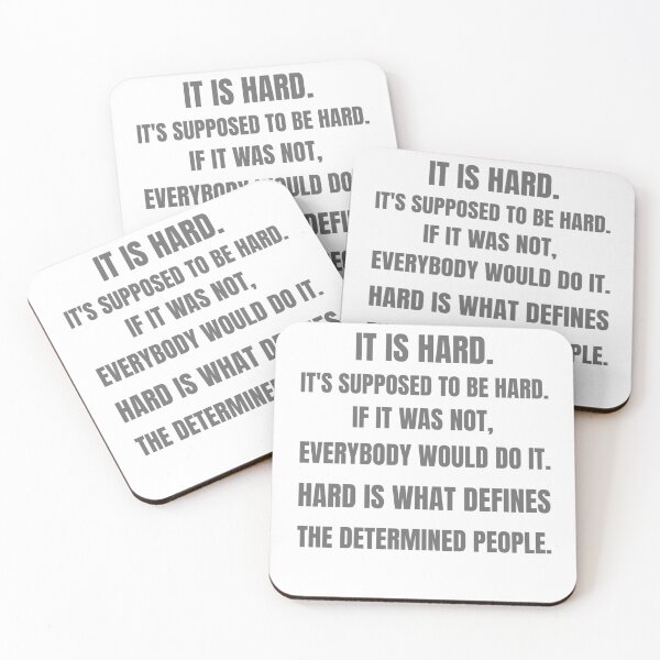 Item preview, it is hard, workout shirt designed and sold by Fit-Design.