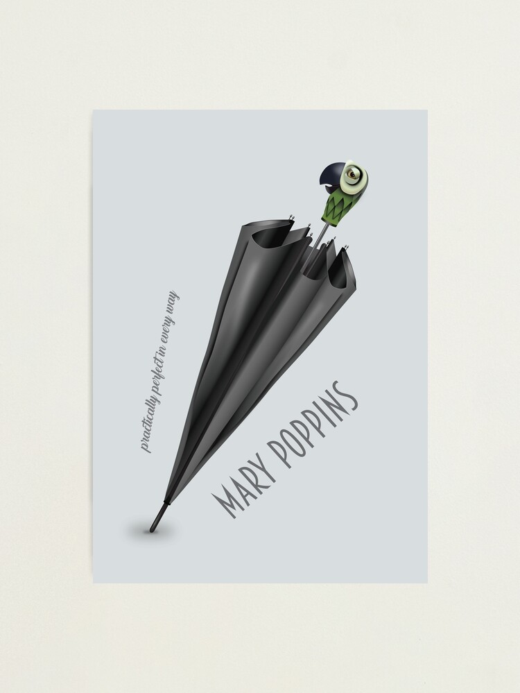 Alternate view of Mary Poppins - Alternative Movie Poster Photographic Print