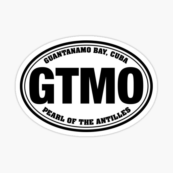 Item preview, GTMO in Oval designed and sold by CharltonWiggins.