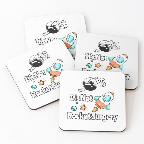 Item preview, It's Not Rocket Surgery Funny Design designed and sold by blueavocado.