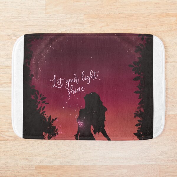 Let Your Light Shine Tapis de bain