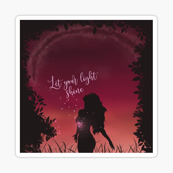 Let Your Light Shine Sticker