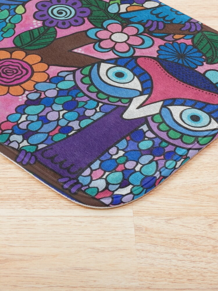 Alternate view of 3 Owls Bath Mat
