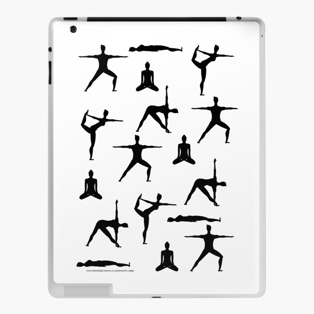 Yoga Poses Yoga Asana Women Greeting Card for Sale by