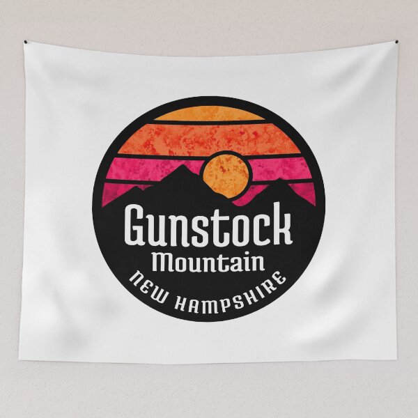 Item preview, Ski Gunstock Mountain New Hampshire Skiing Hiking Belknap Mountains designed and sold by DESTINATIONS DECAL.