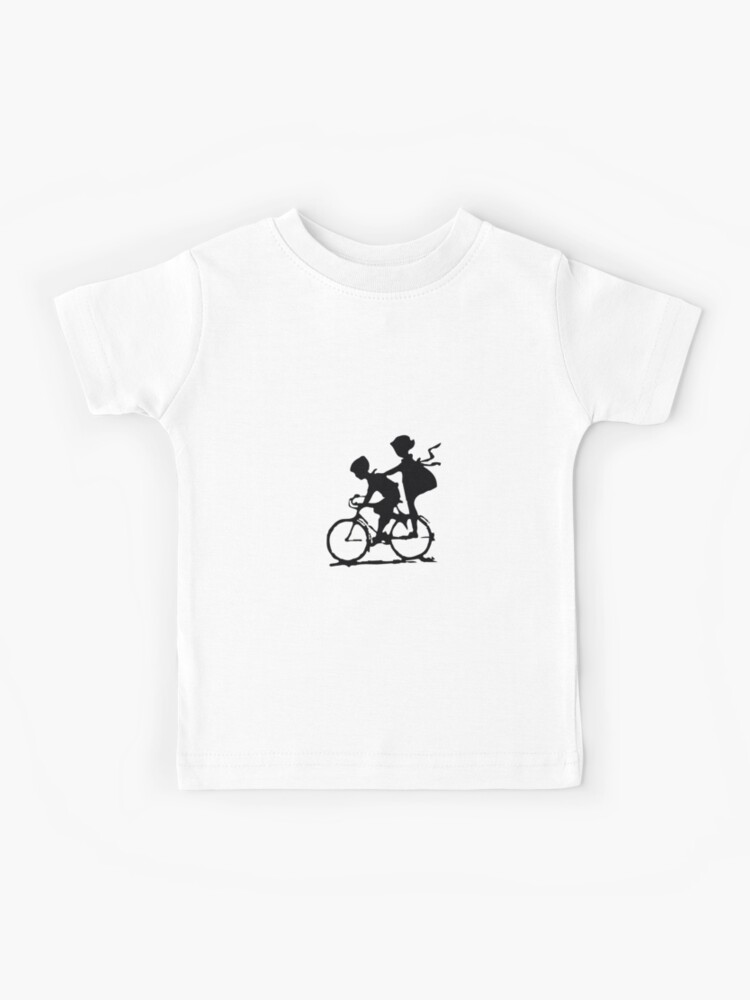 Keep Calm and Cycle On Cyclist Bicycle Toddler Kids T-Shirt Tee
