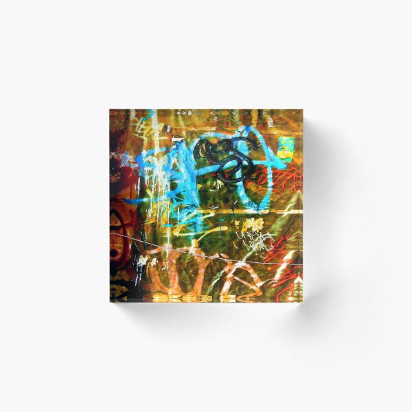 Graffiti #71b Acrylic Block