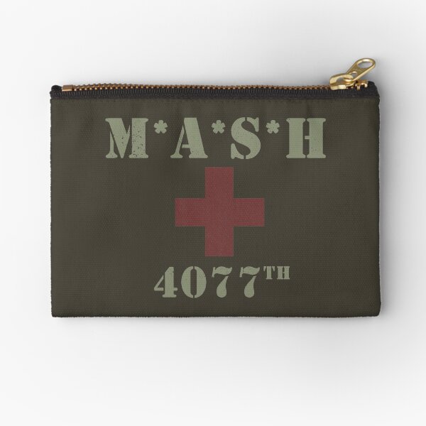 MASH (distressed look) Zipper Pouch