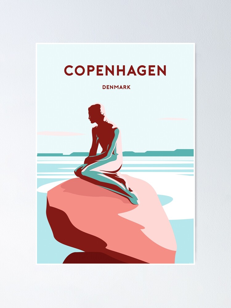 Copenhagen Denmark poster print art " Poster for by Caravanstudio |
