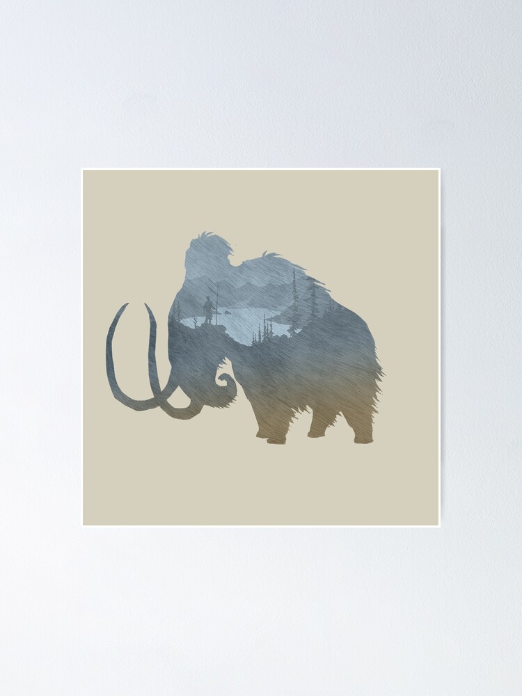 Mammoth Hunt Poster By Tanimator Redbubble