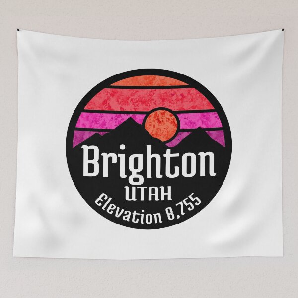 Item preview, Ski Brighton Utah Skiing Hiking  designed and sold by DESTINATIONS DECAL.