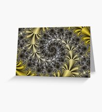 Spinning Gold Greeting Card