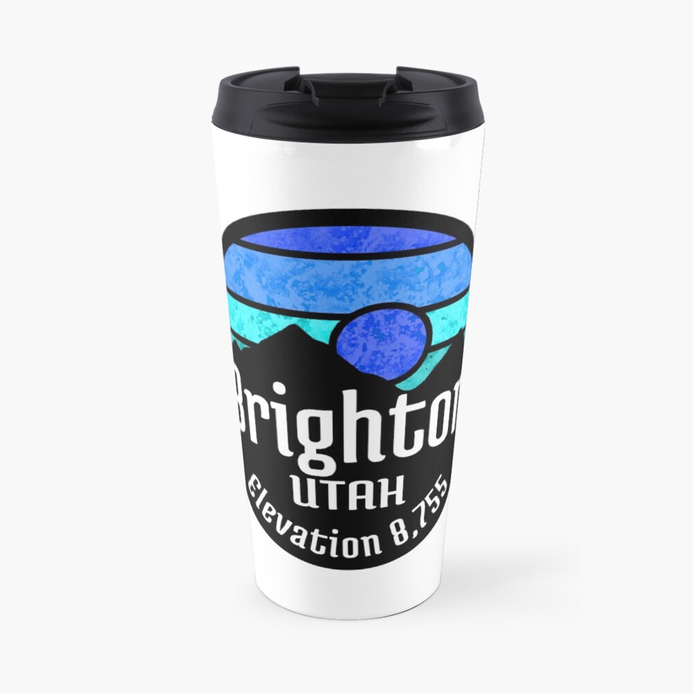 Ski Brighton Utah Skiing Hiking Travel Coffee Mug