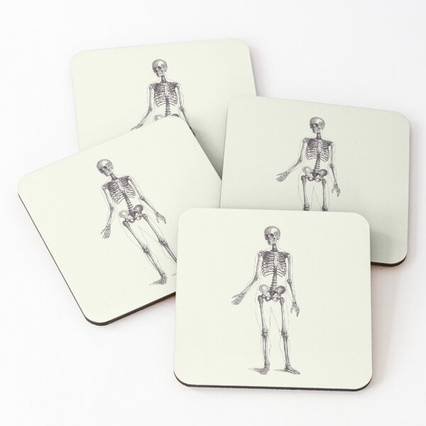 Item preview, Full Body Skeleton - Vintage Anatomy Poster 2 designed and sold by VAposters.