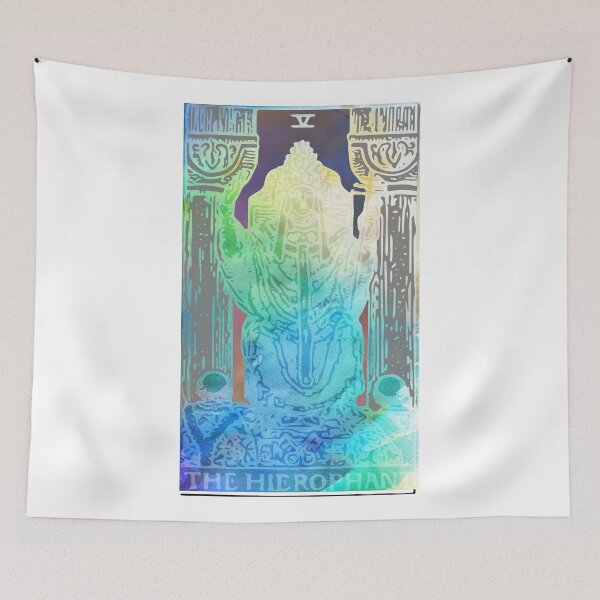Item preview, The Hierophant - A Soft Tarot Print designed and sold by Annalee Beer.