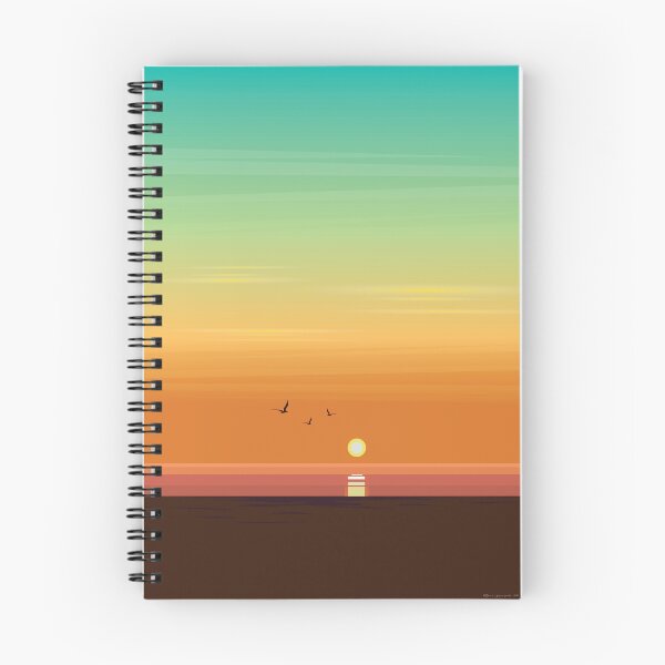 Item preview, Australia travel pster sunsent beach  designed and sold by Arctic frame studio.