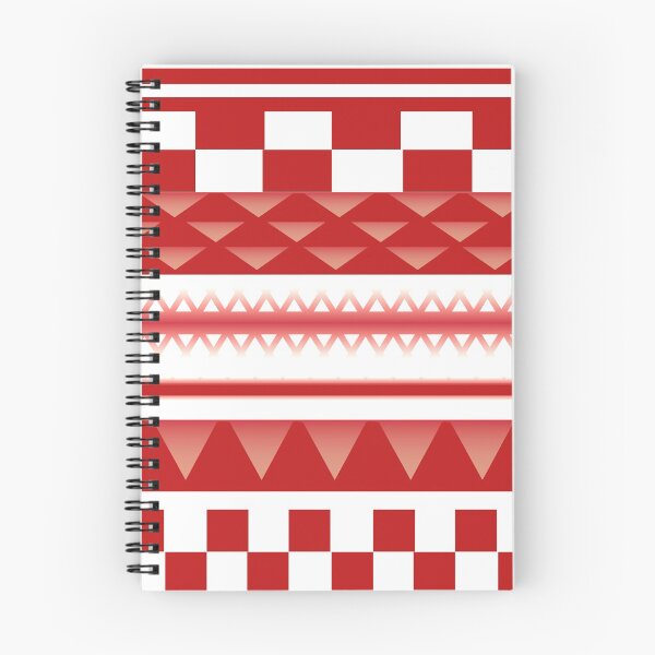 Item preview, *Red Arabic artistic abstract shapes pattern designed and sold by xagta10.