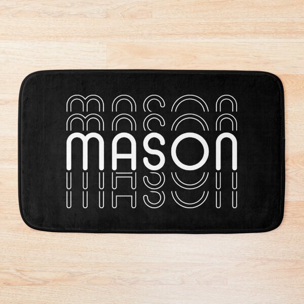 Item preview, Name Mason in Black and White Style designed and sold by Time-is-Money.