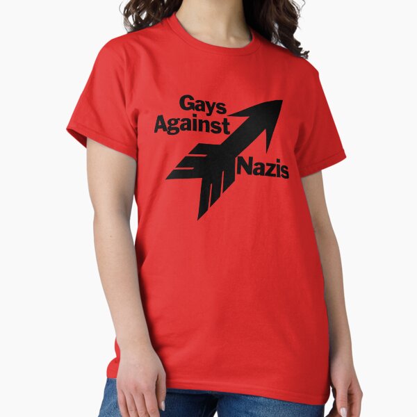 Vista previa del artículo con la obra «Diseño de pin vintage de Gays contra los nazis», diseñado y vendido por ijanet.