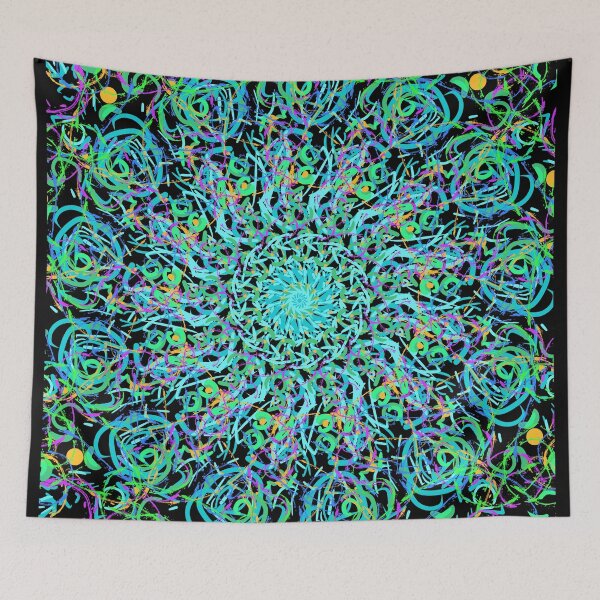 Item preview, psychedelic splash pattern designed and sold by Sunflowerstudio1.