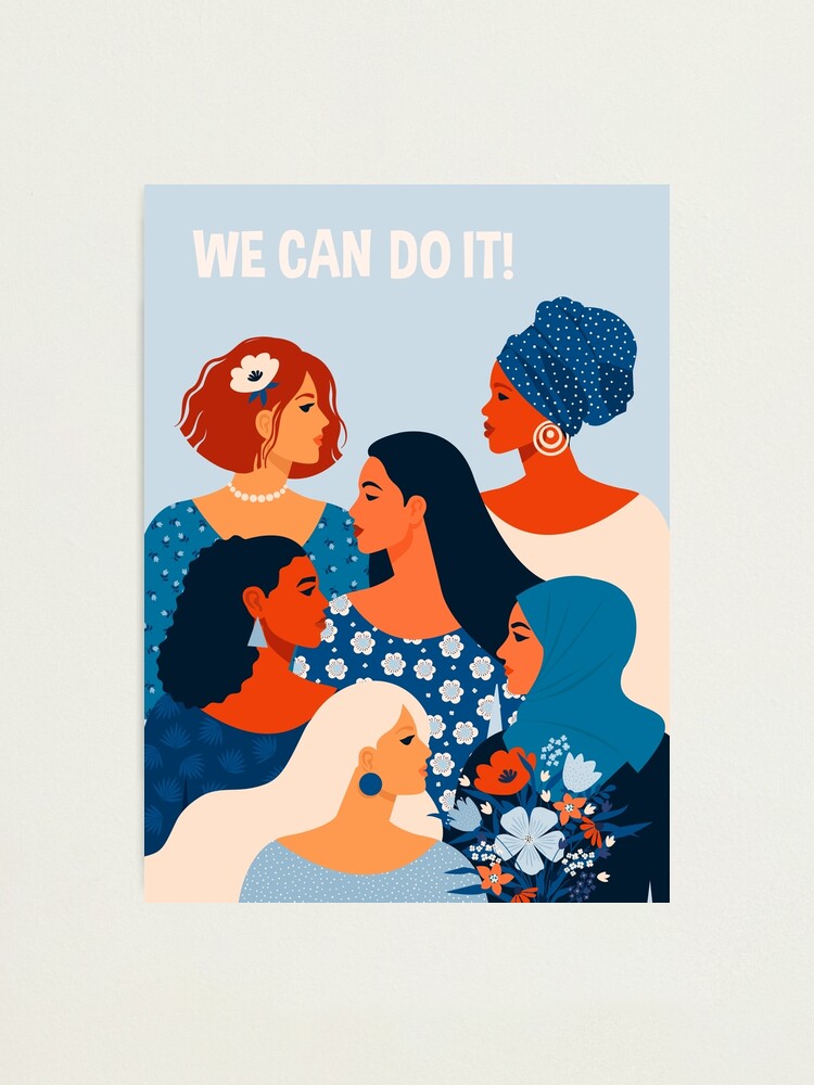 Alternate view of We can do it, women together in feminism Photographic Print
