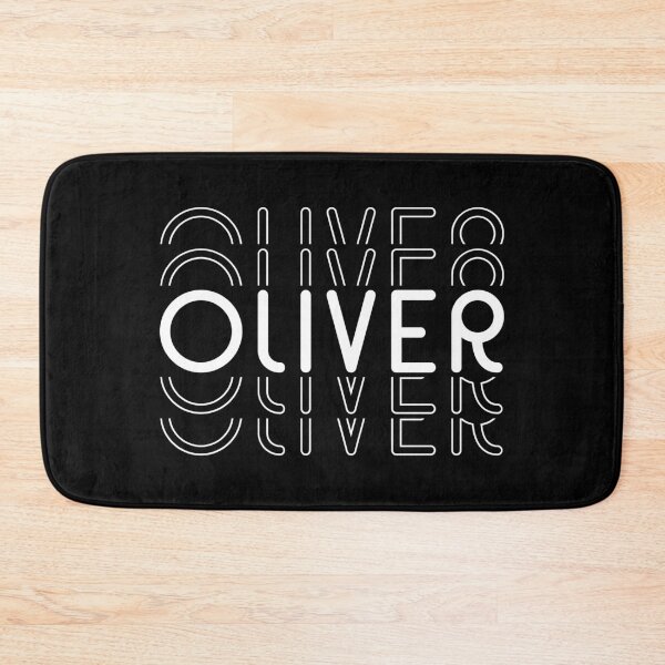 Item preview, Name Oliver in Black and White Style designed and sold by Time-is-Money.