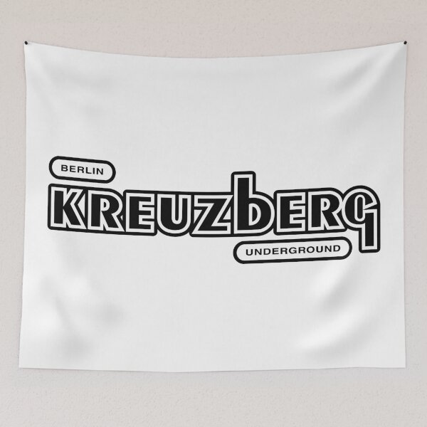 Item preview, Berlin Kreuzberg Underground (black text) designed and sold by futurytmi.