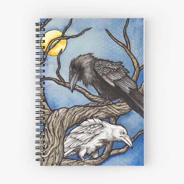 Item preview, Twa Corbies (Two Crows) Raven Art  designed and sold by Catherine Dolch.