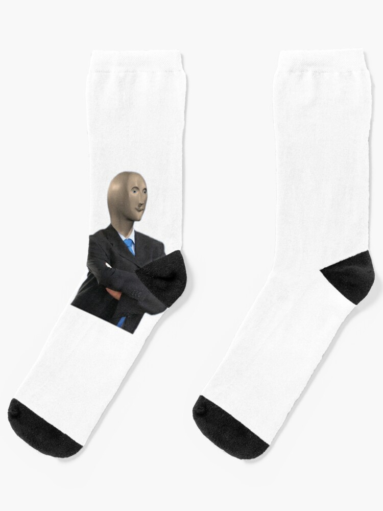 Stonks Meme Socks By Justmannuy Redbubble stonks meme socks by justmannuy redbubble