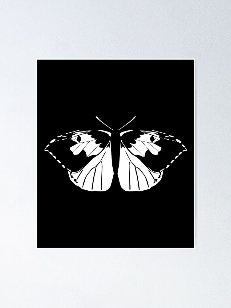 California Dogface Butterfly Poster By Mtzarte Redbubble