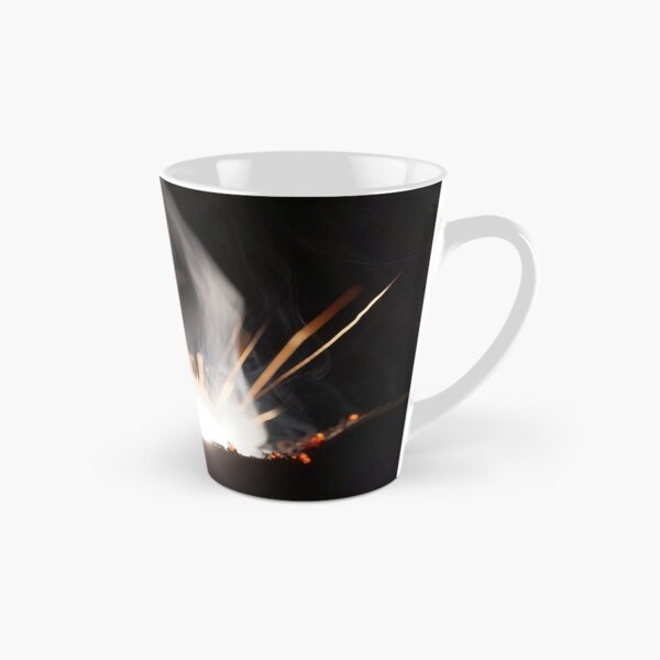 Item preview, Macro photo of bursting gunpowder with a black background. designed and sold by Zosimus.