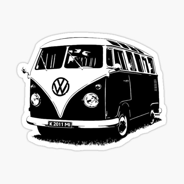 Classic Vintage Vw Stickers | Redbubble