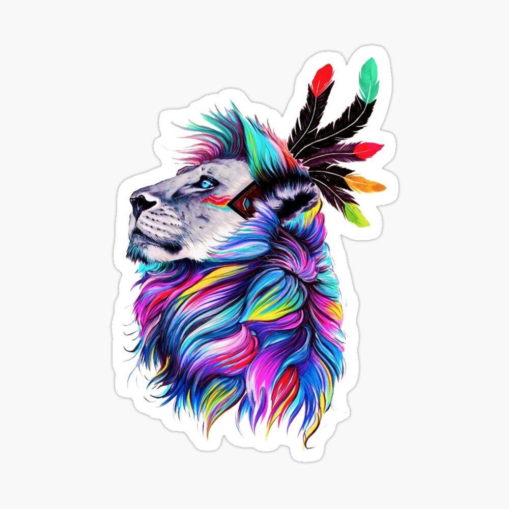 Mini Wizards House Mascot Lion Digital Art Print Set digital download