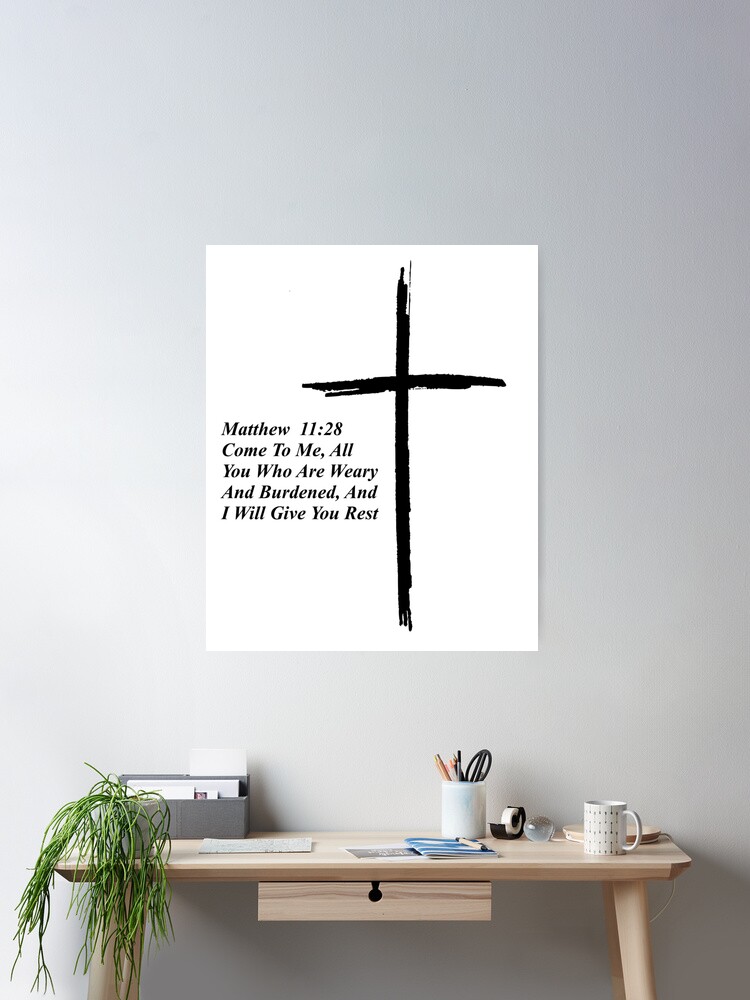 Come To Me And I Will Give You Rest {Table Cross} Come To Me And I Will Give You Rest {Table Cross}