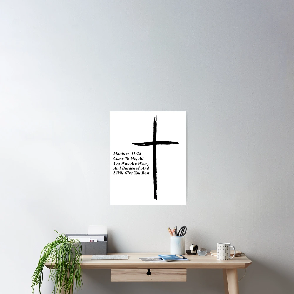 Come To Me And I Will Give You Rest {Table Cross} Come To Me And I Will Give You Rest {Table Cross}